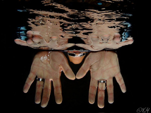 Experiment- taken in the swimmingpool by Veronika Matějková 